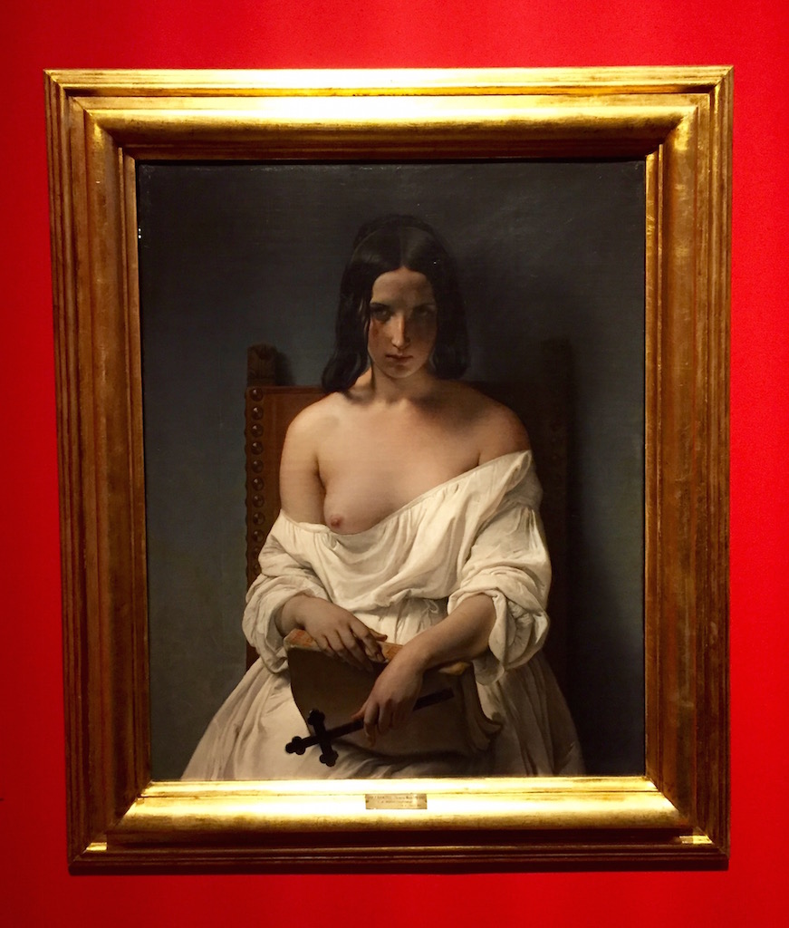 "La Meditazione" Hayez, 1851 in mostra a Milano alle Gallerie d’Italia